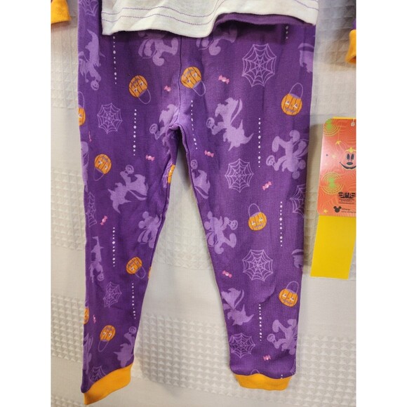 Disney Minnie Mickey Mouse 2-Piece Snug Fitting Halloween Pajama Set Sz 2t - Picture 3 of 6